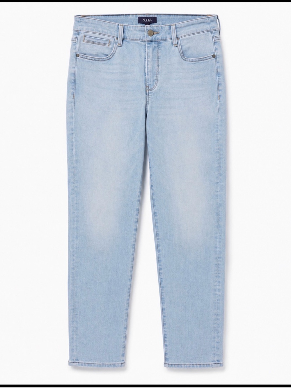 NYDJ Girlfriend Light Wash Jeans Size 10 Lift Tuck Technology